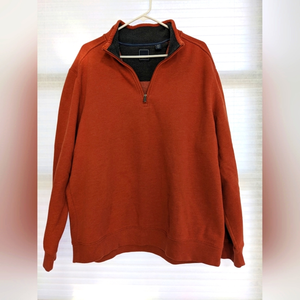 1/4 Zip Arrow Saranac Fleece Pullover Large